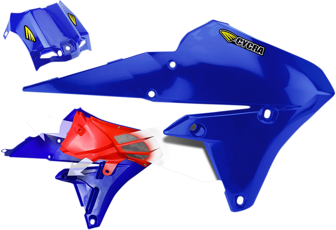 PowerFlow Shrouds - Blue - Yamaha