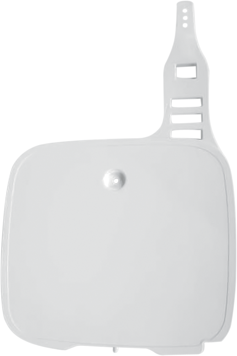 Front Number Plate - White - Yamaha