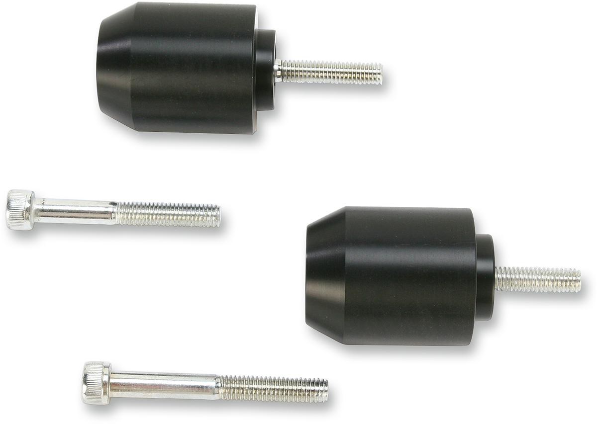 Black Bar End Sliders