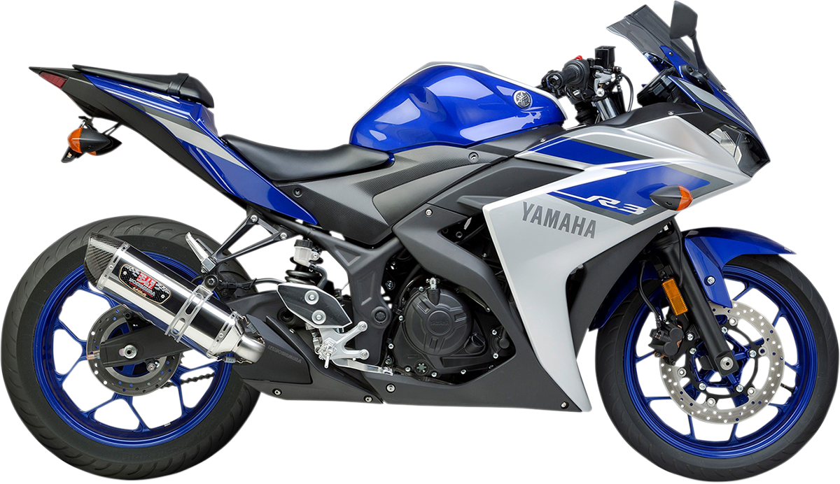 R-77 Muffler - Stainless Steel/Carbon Fiber