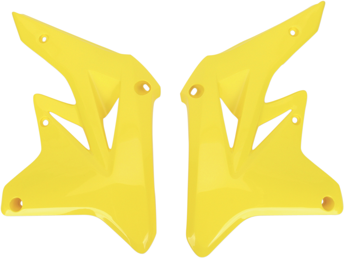 Radiator Shrouds - Yellow - RMZ 250