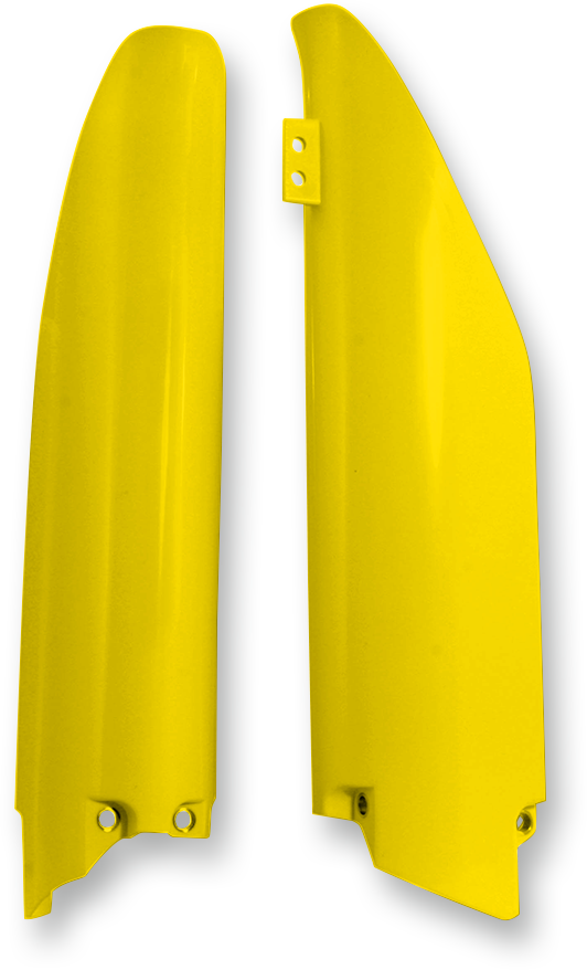 Lower Fork Covers - Yellow