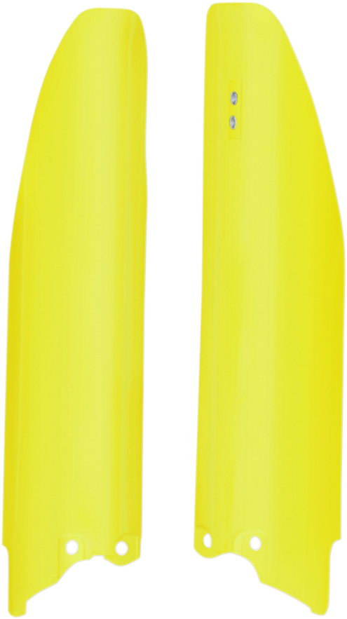 Lower Fork Covers - Yellow