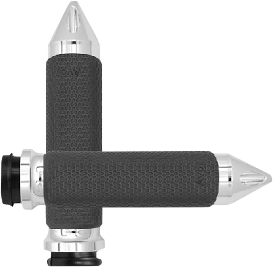 Small Chrome Memory Foam Spike Grips for TBW