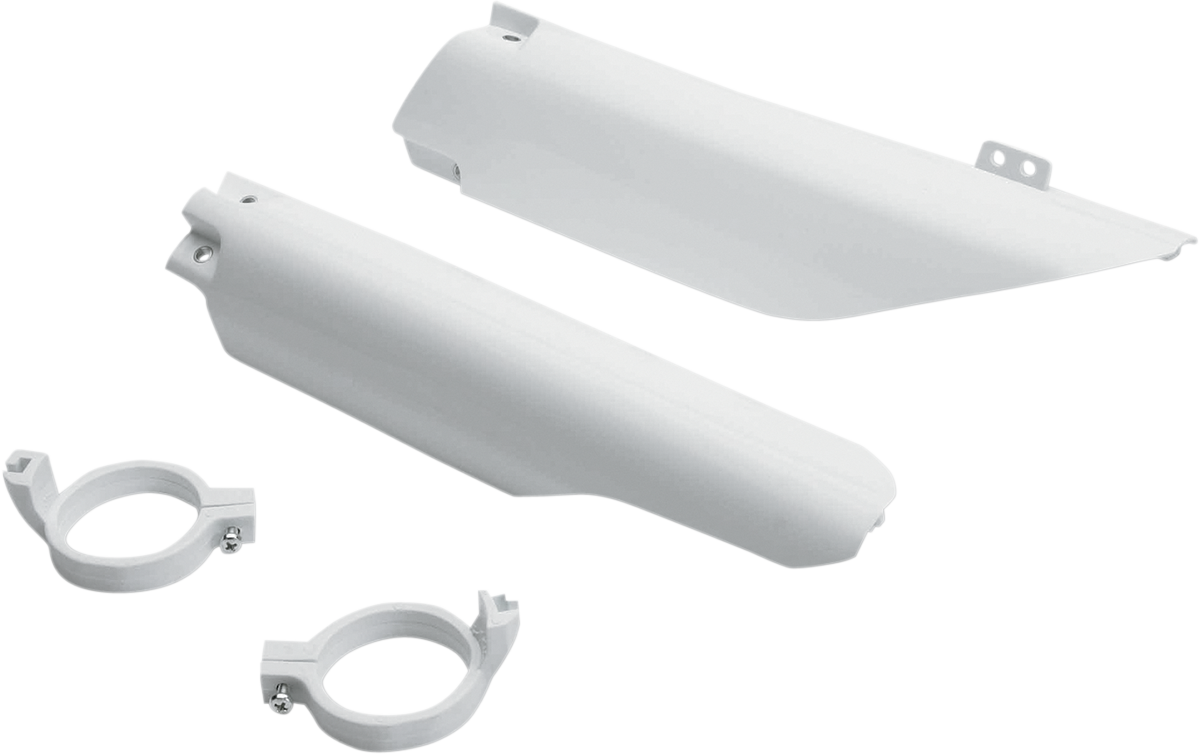 Fork Cover - White - SUZ - '04-'05