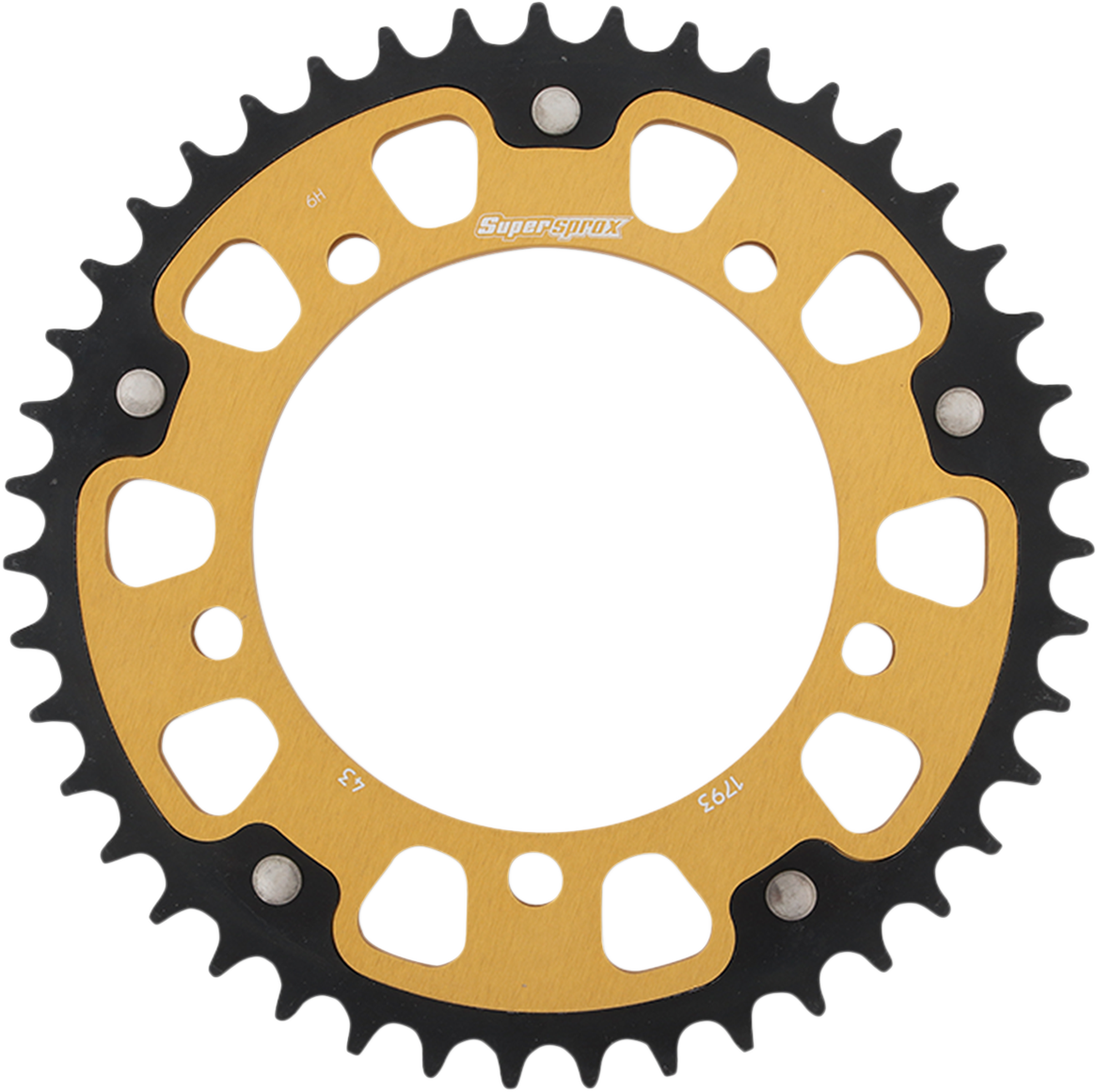 Stealth Rear Sprocket - 43-Tooth - Gold - KTM