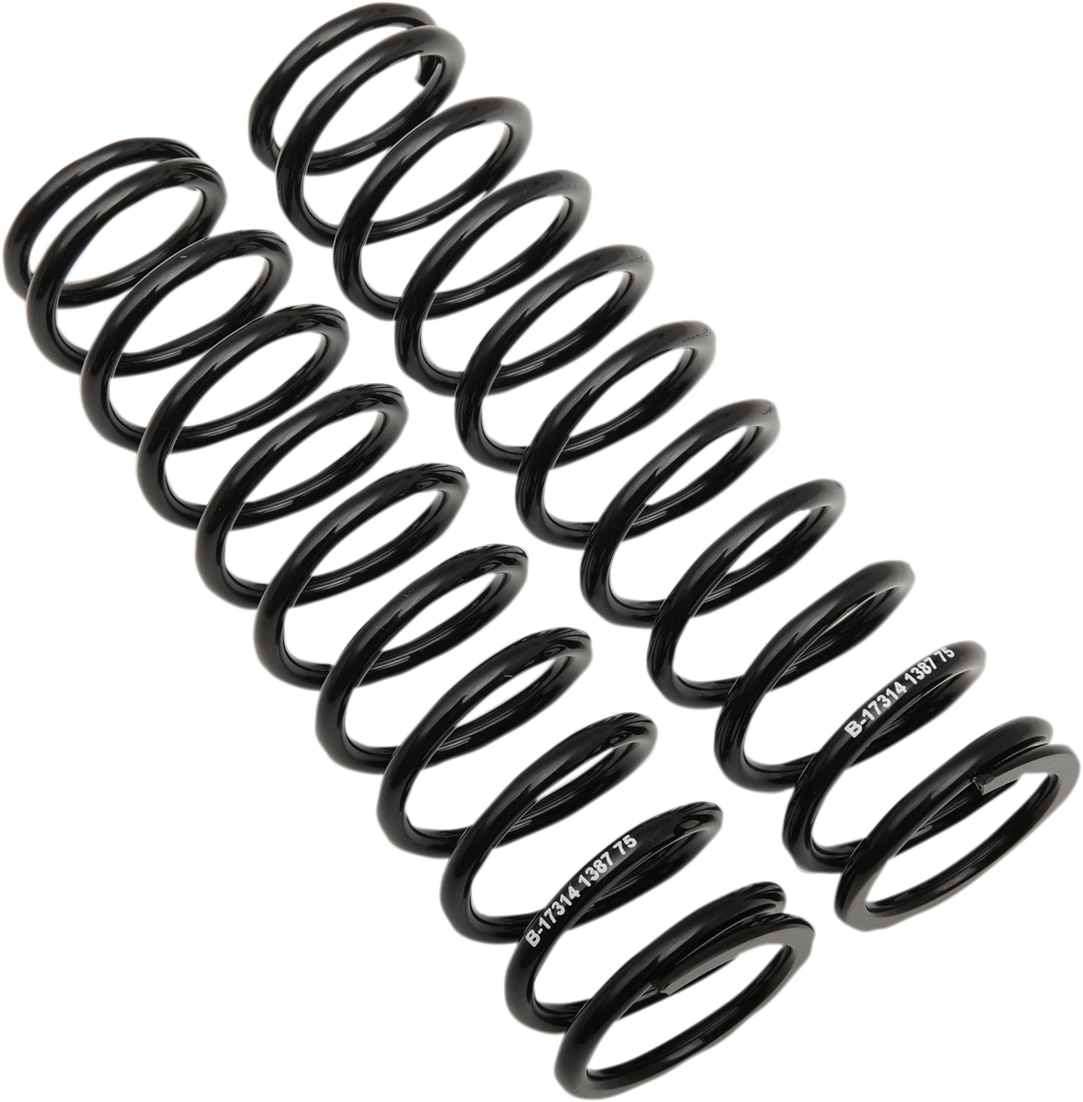 Shock Springs - 12-Series - Black - 75 lb/in