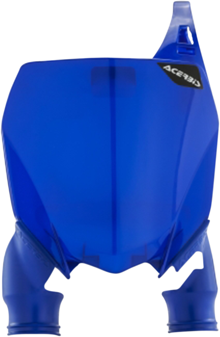 Raptor Number Plate - Blue - Yamaha