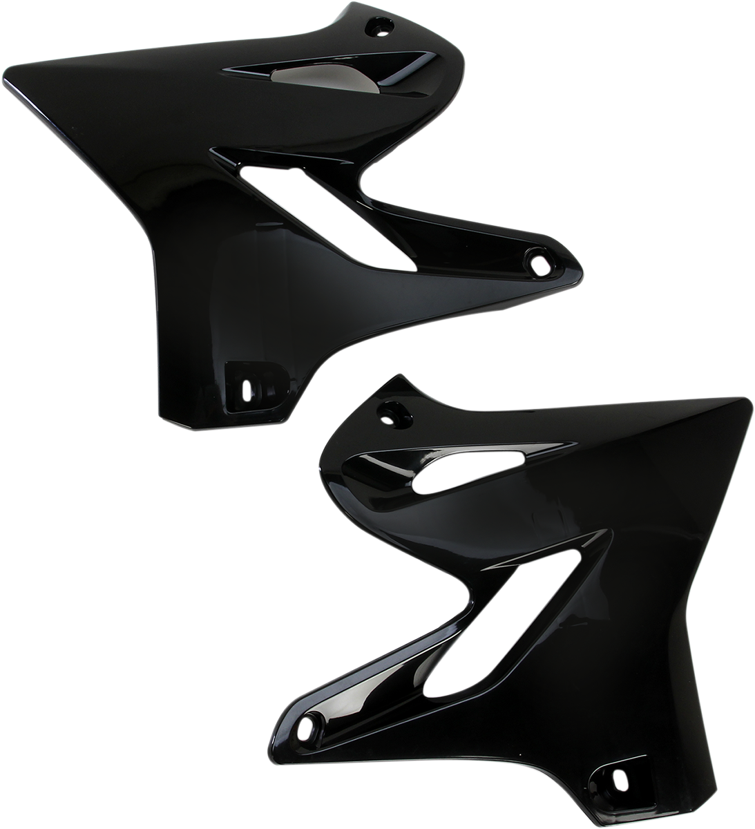 Radiator Shrouds - Black - YZ