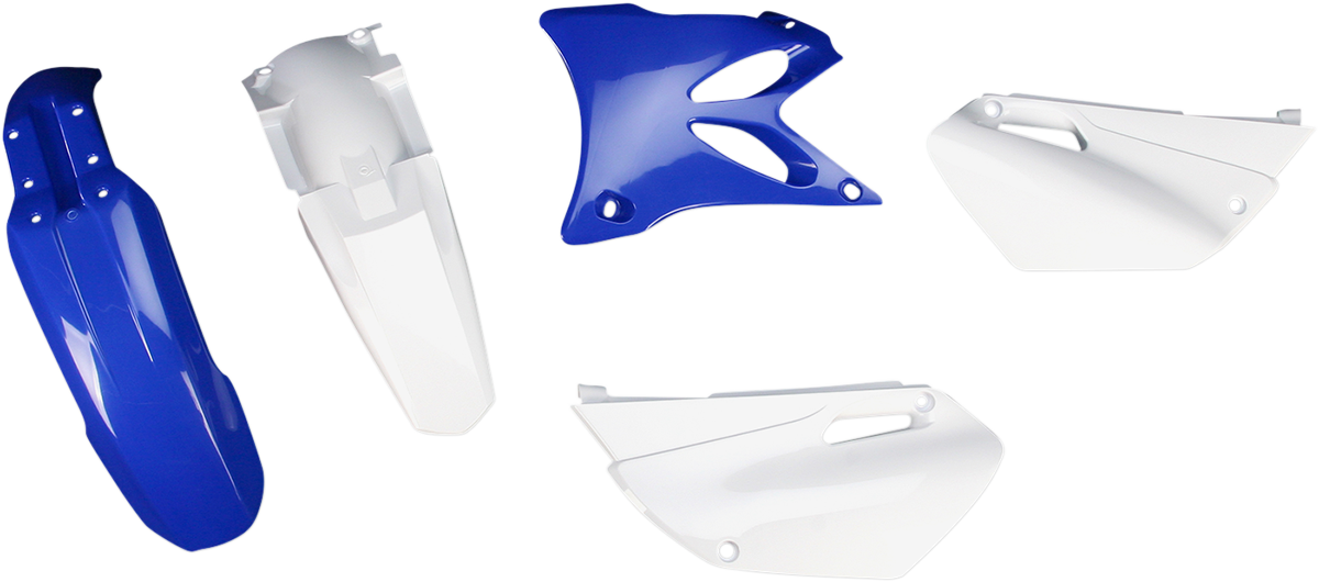 Standard Replacement Body Kit - OE White/Blue - YZ85