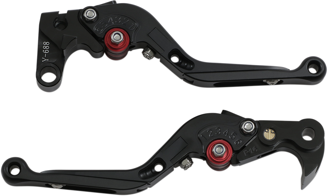 Black MGP Lever Set for Yamaha