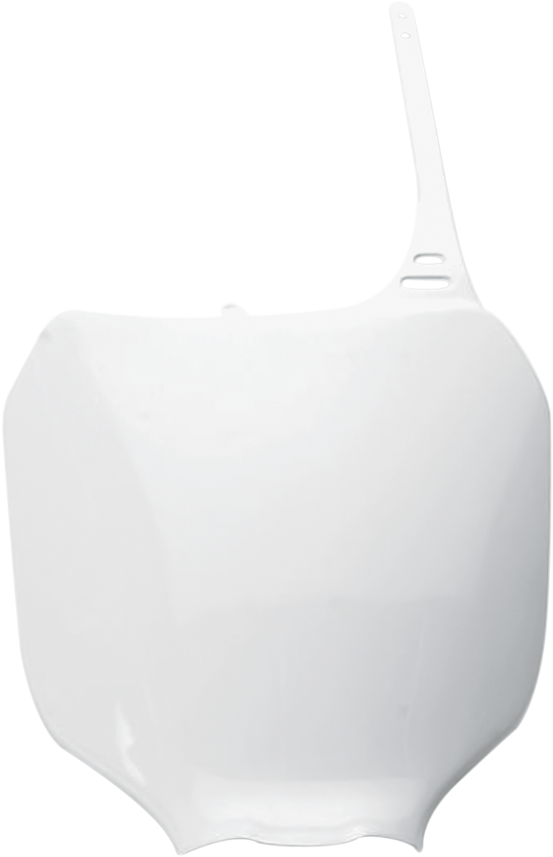 Front Number Plate - White - Yamaha