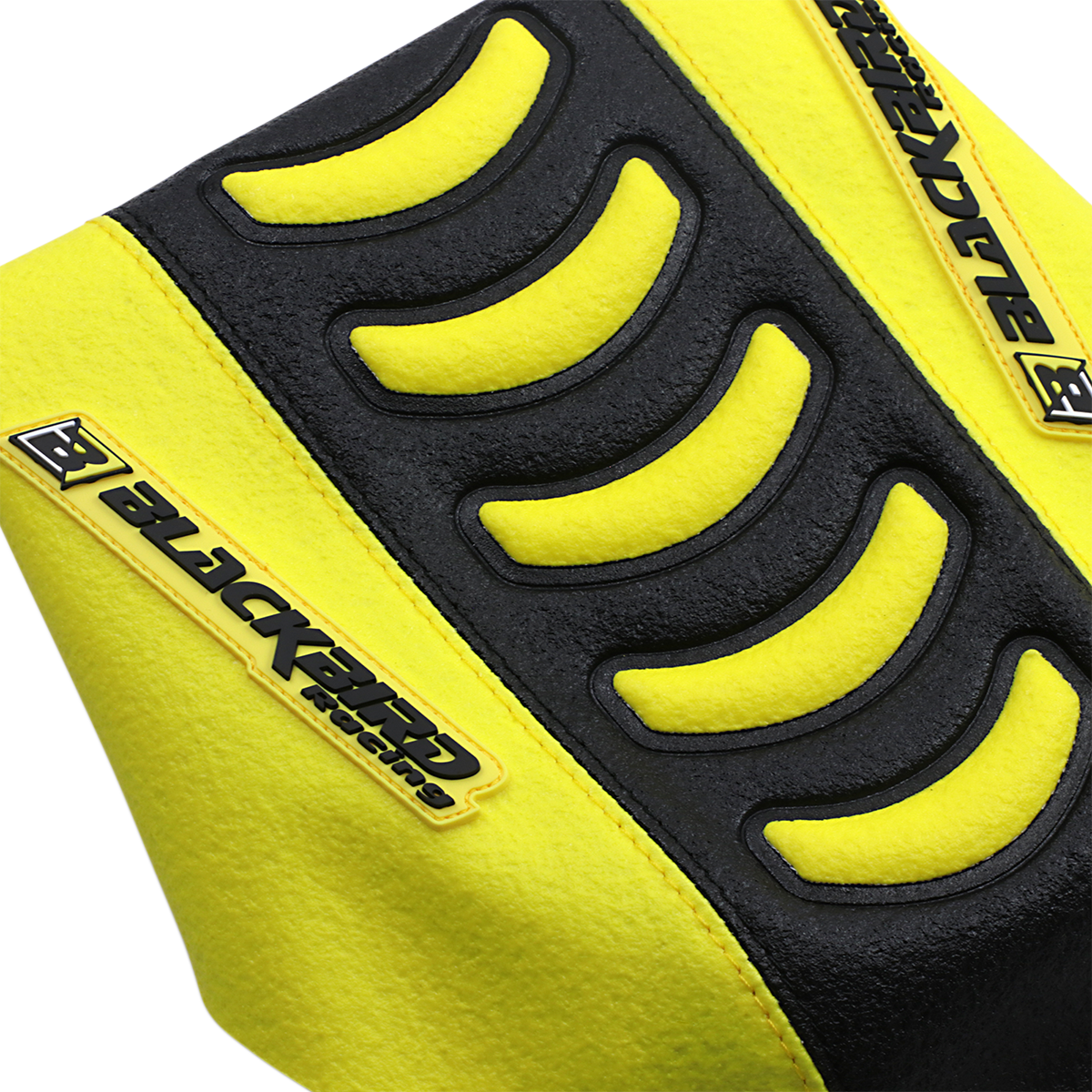 Double Grip 3 Seat Cover - Black/Yellow - Suzuki
