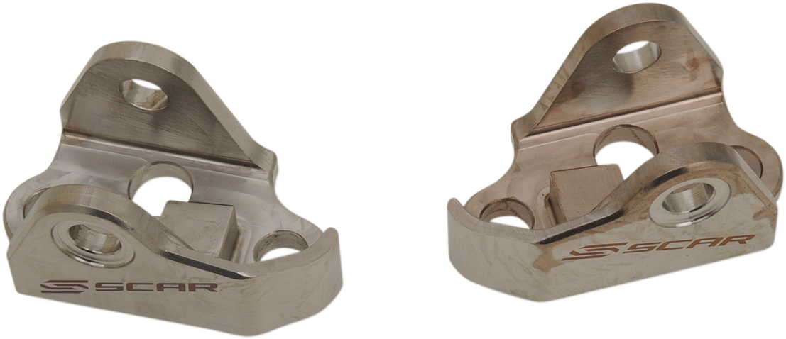 Titanium Footpeg Bracket - Yamaha