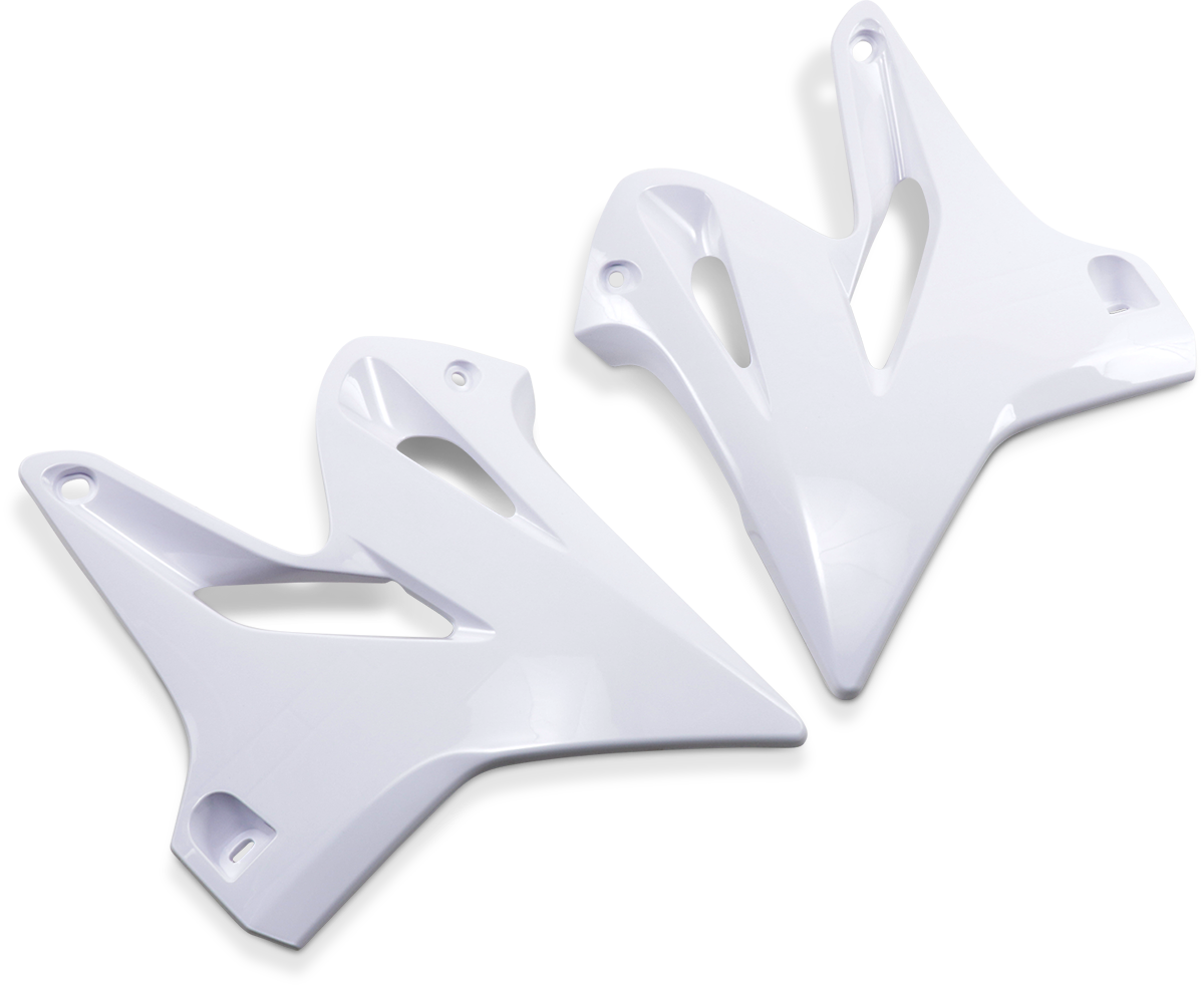 Radiator Shrouds - White - YZ