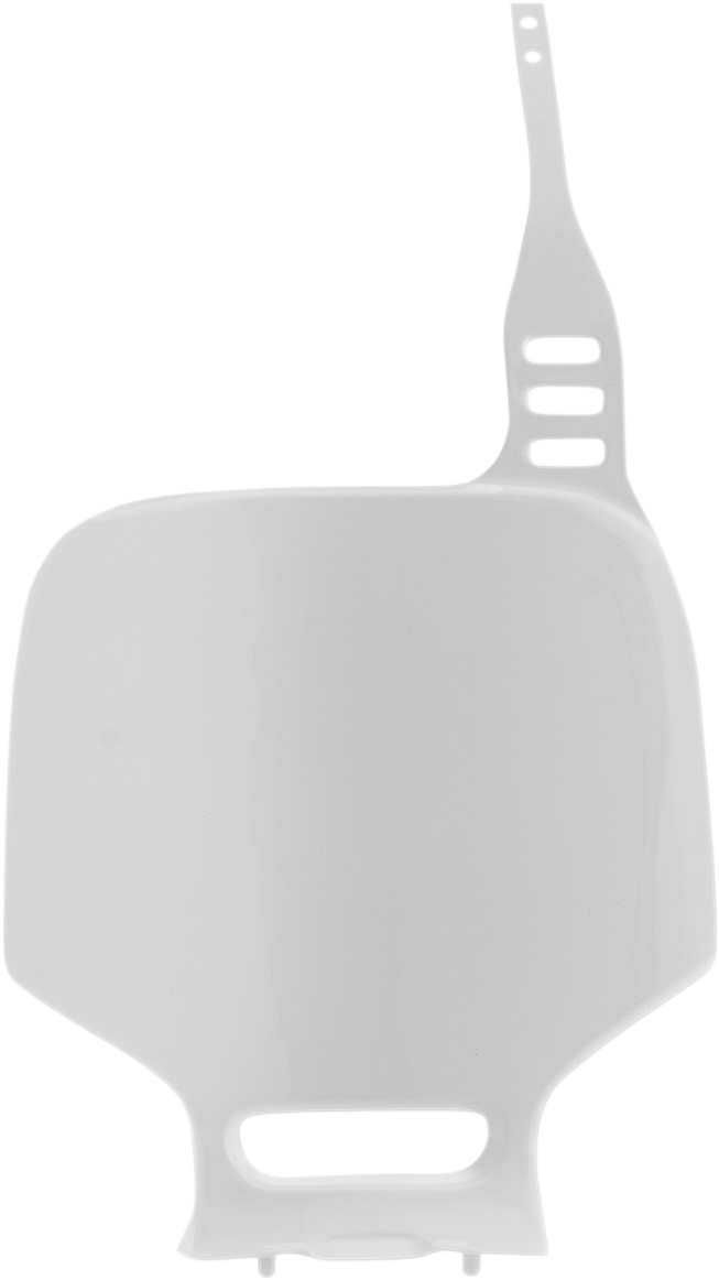Front Number Plate - White - YZ 80