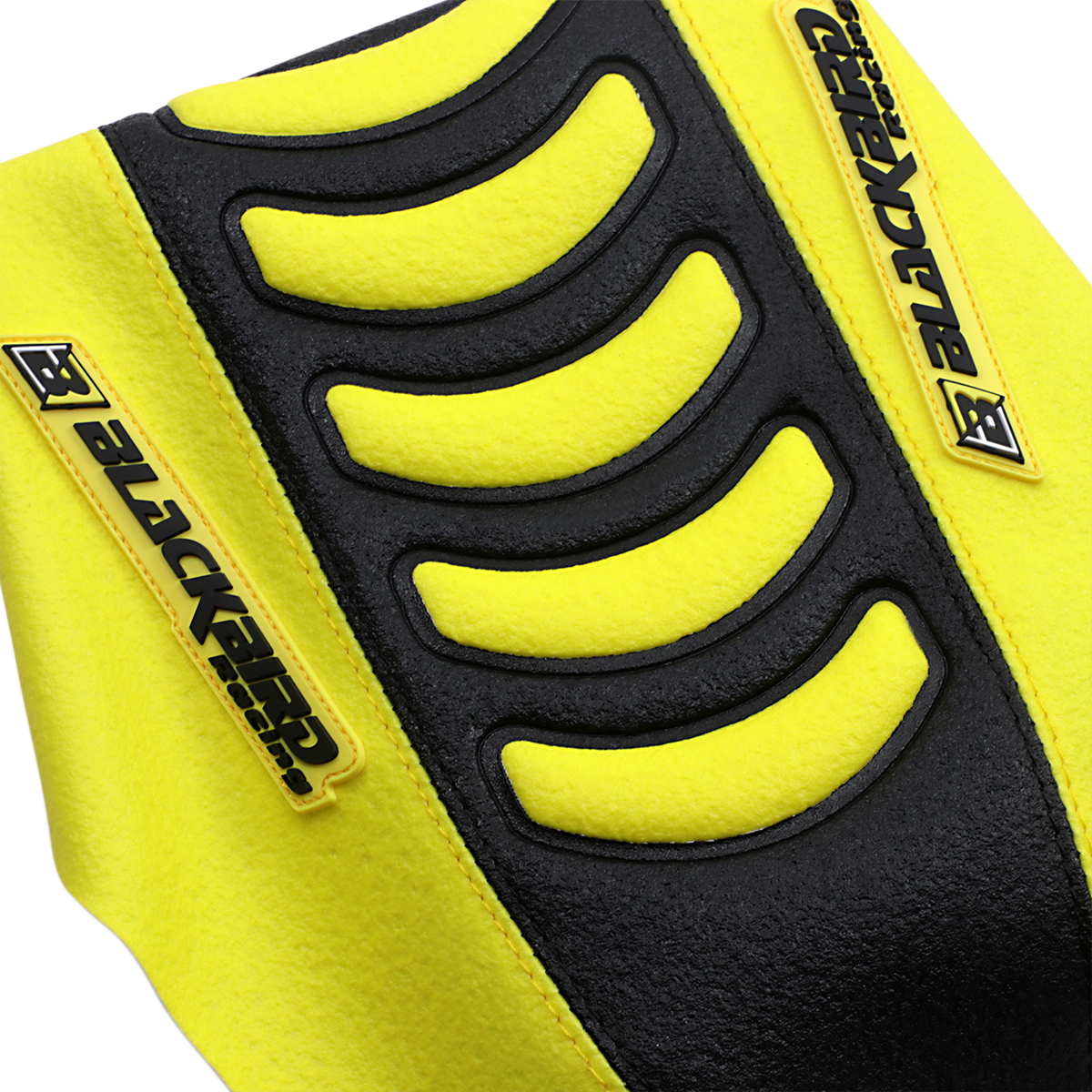 Double Grip 3 Seat Cover - Black/Yellow - Suzuki
