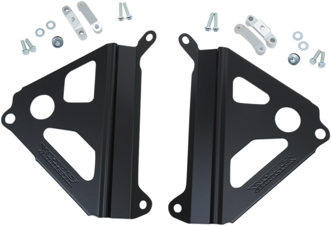 Radiator Brace - Black - Yamaha