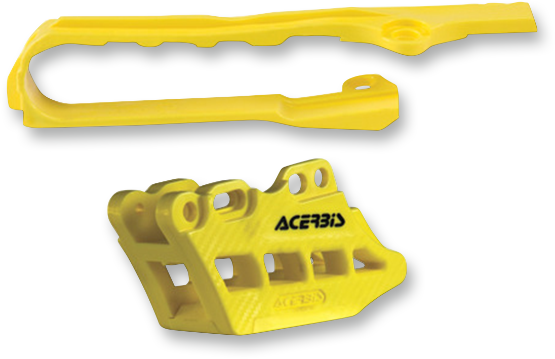 Chain Guide 2.0 and Slider Kit - Suzuki RMZ250/RMZ450 - Yellow