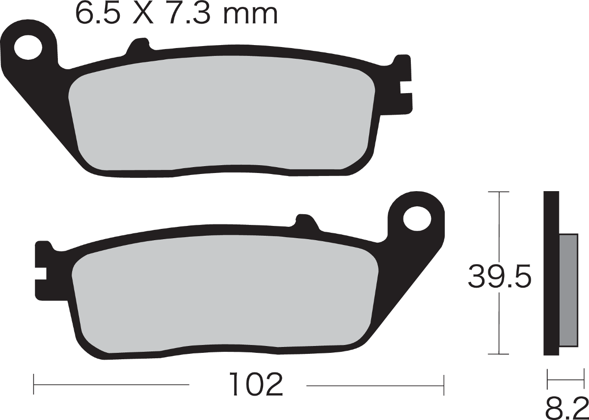 Semi-Metallic Brake Pads - VD-156