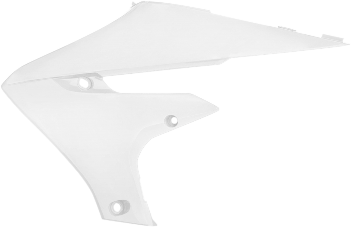 Radiator Shrouds - White - YZF/WRF