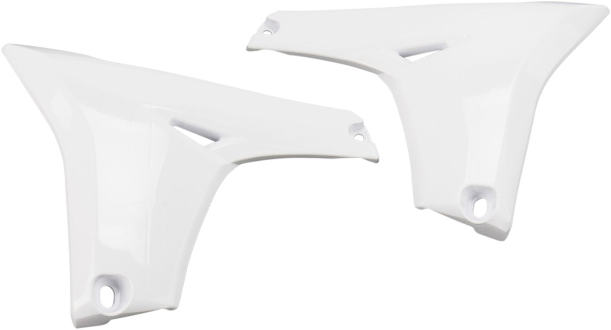 Lower Radiator Shrouds - White - YZF 450