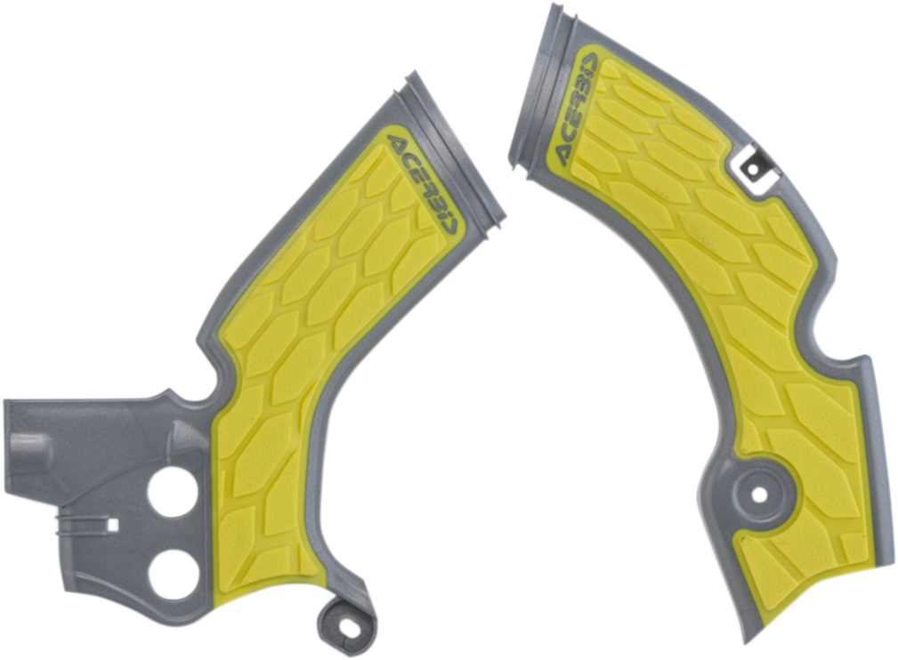 X-Grip Frame Guards - Gray/Yellow - RM-Z 250