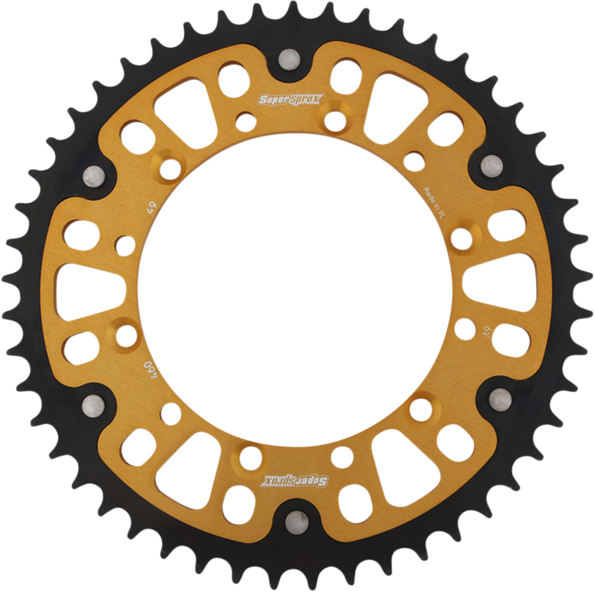 Stealth Rear Sprocket - 49-Tooth - Gold - Kawasaki