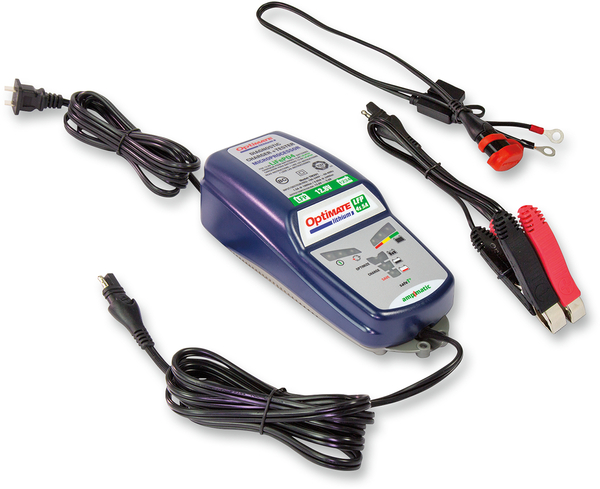 Optimate™ LiFePO4 Battery Charger