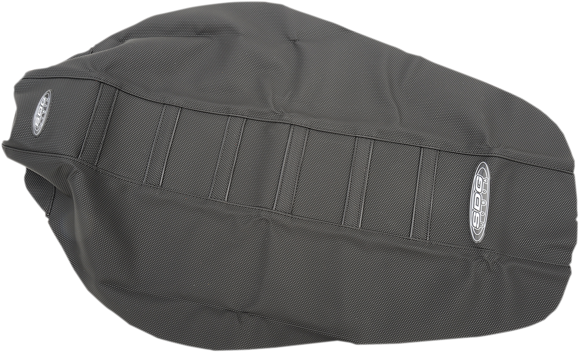 6-Ribbed Seat Cover - Black - RM 125/250