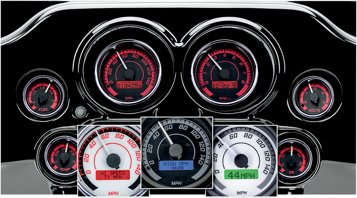 MVX-8K Series Analog/Digital Gauge Kit — 8204KGC Model