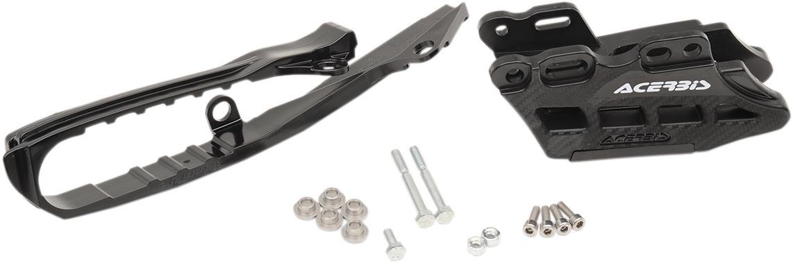 Chain Guide and Slider Kit - Suzuki RMZ450  - Black