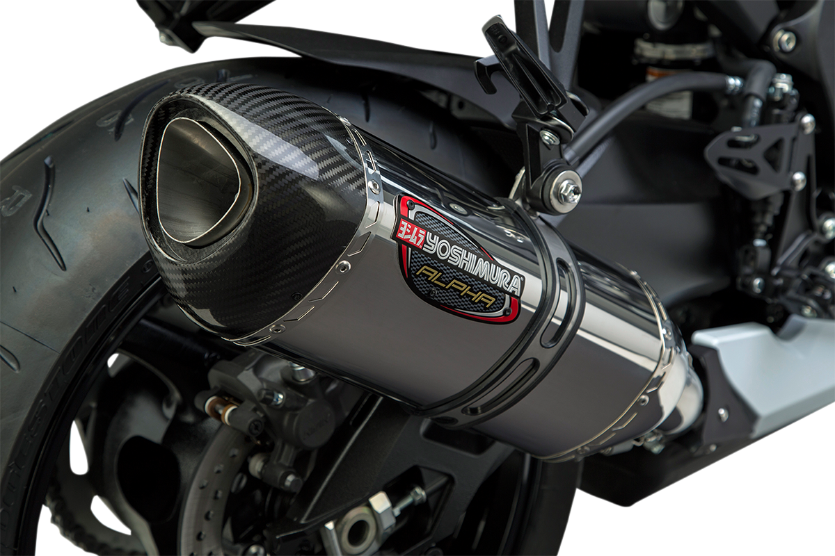 Alpha Signature Series Slip-On Muffler - Stainless Steel - GSX-R600/750