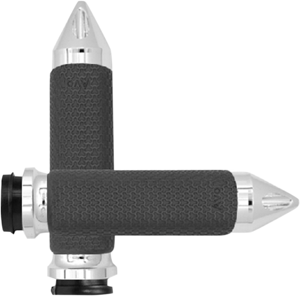 Medium Chrome Memory Foam Spike Grips for TBW