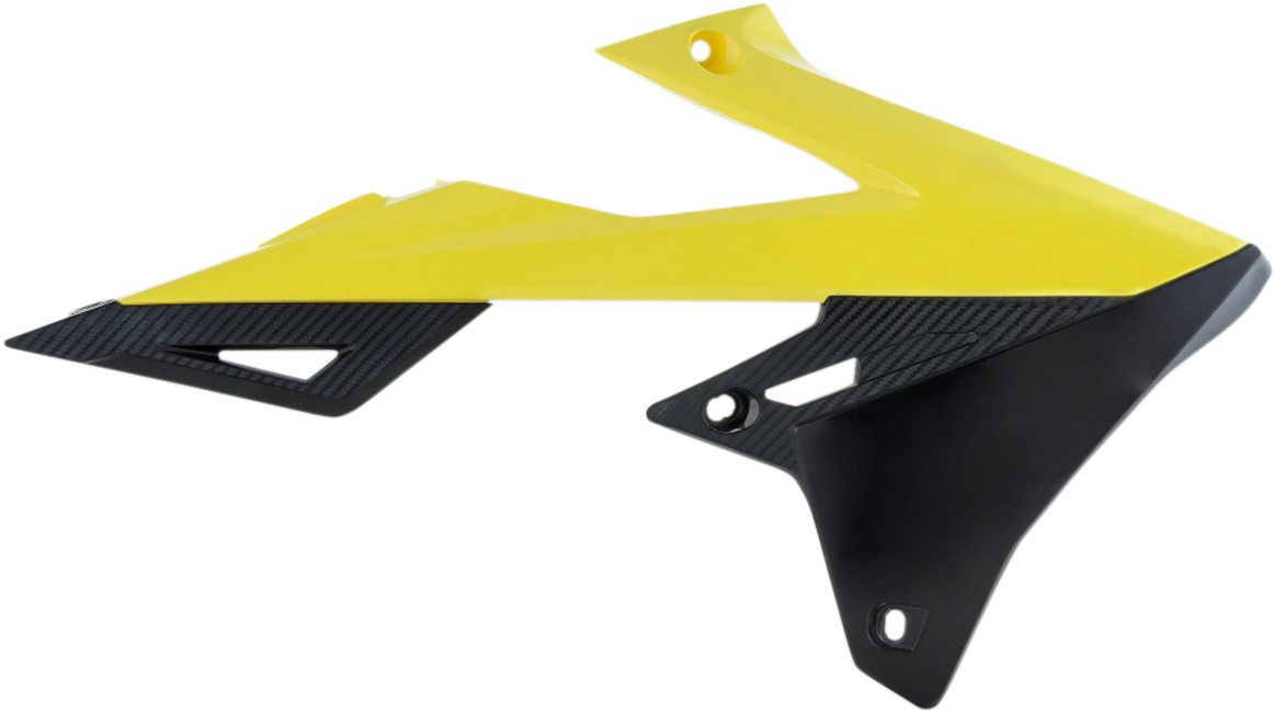 Radiator Shrouds - Yellow/Black - RMZ