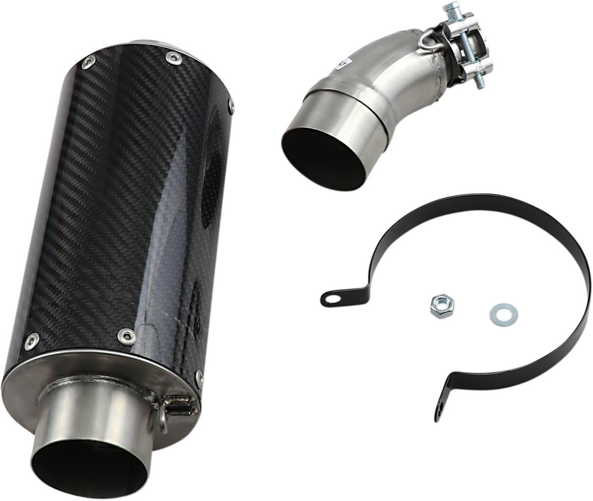 Full Exhaust System with Carbon Muffler