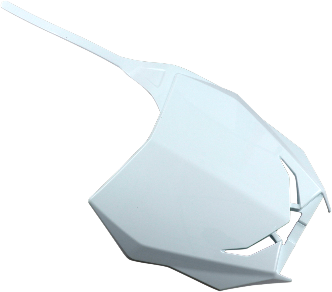 Front Number Plate - White - Suzuki