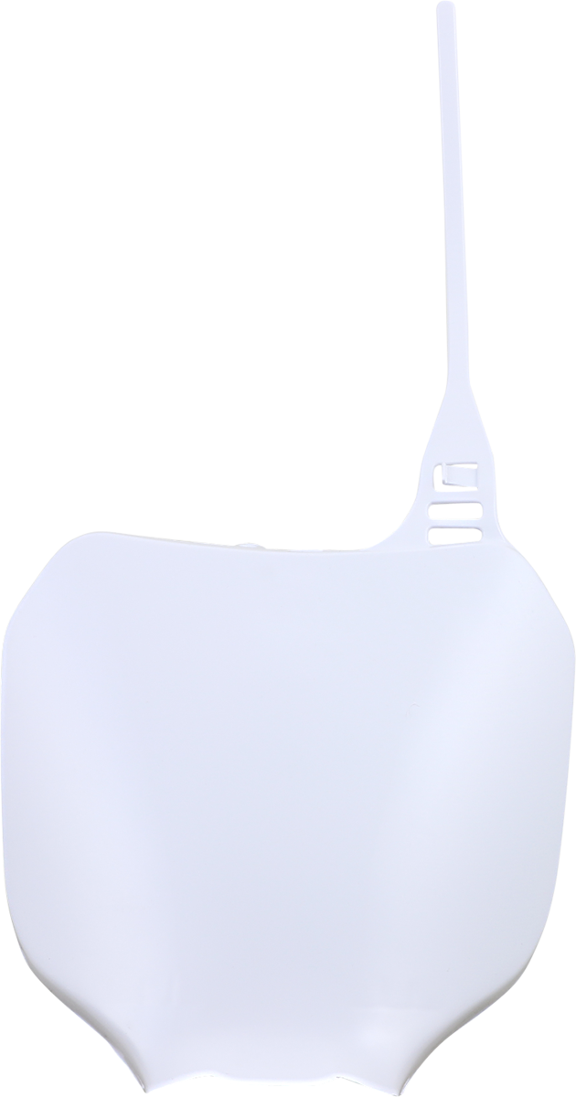 Front Number Plate - White - YZ