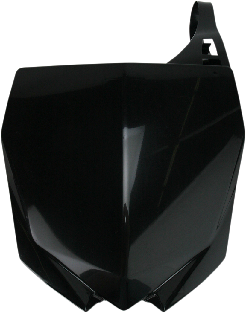 Front Number Plate - Black - YZ