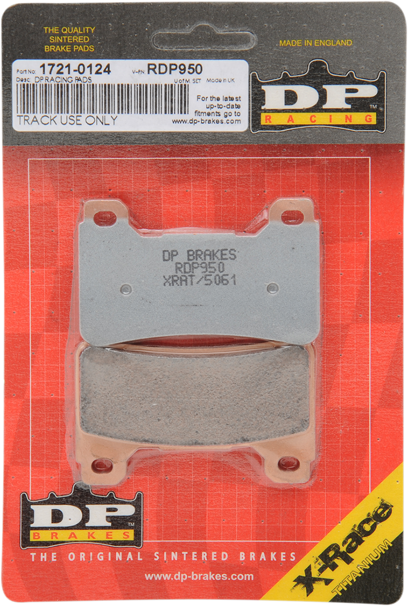 RDP Racing Brake Pads - CBR