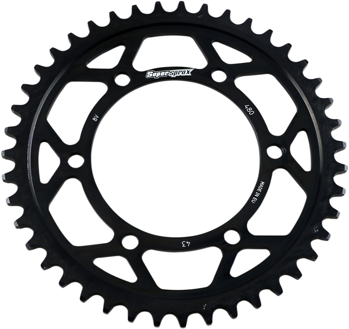 Edge Rear Sprocket - Black - 43-Tooth