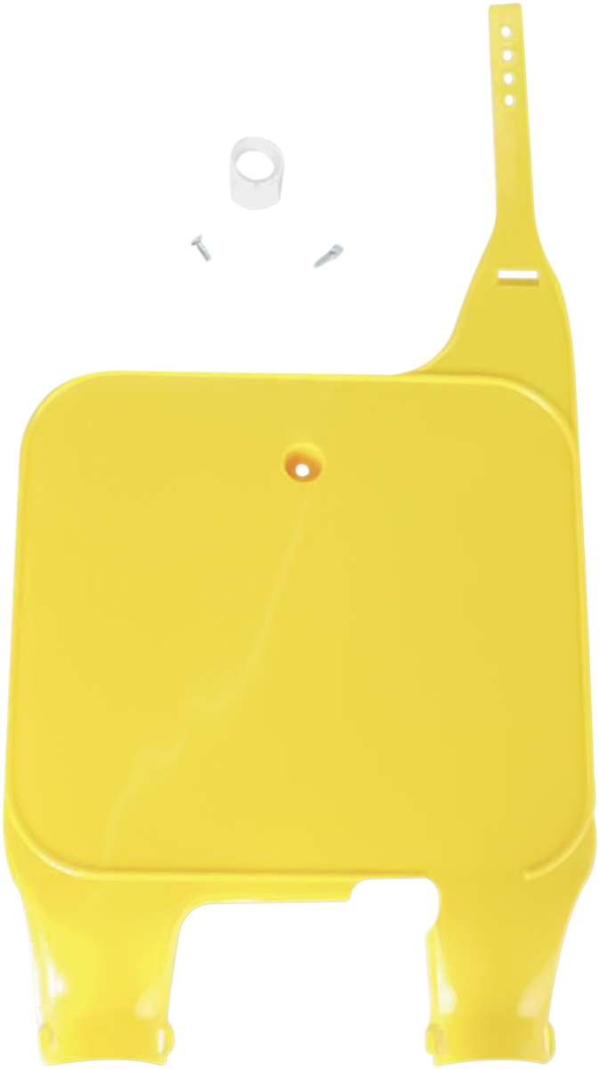 Front Number Plate - Yellow - Suzuki