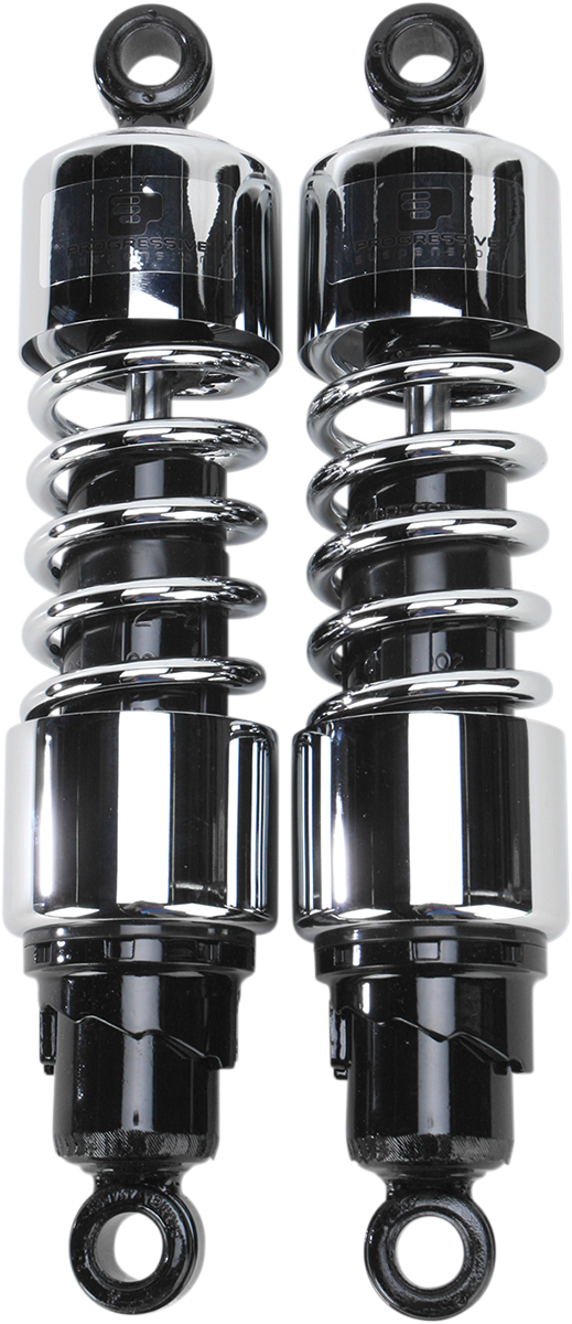 Shocks - 412 Cruiser Series - Chrome - 12