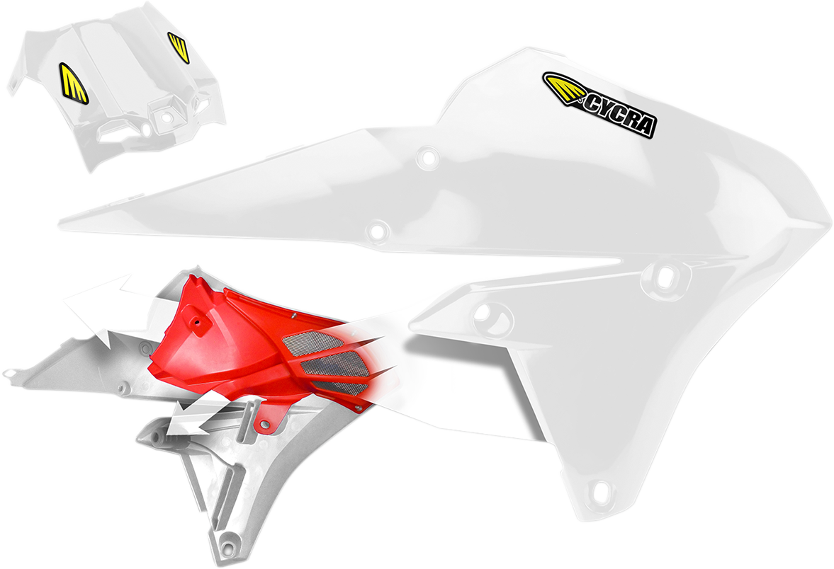 PowerFlow Shrouds - White - Yamaha