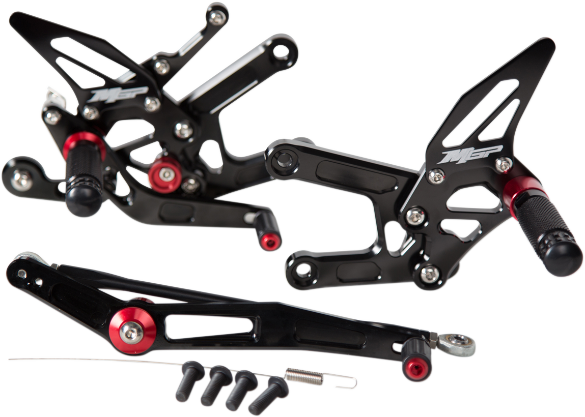 MGP Rearset - Black - Yamaha
