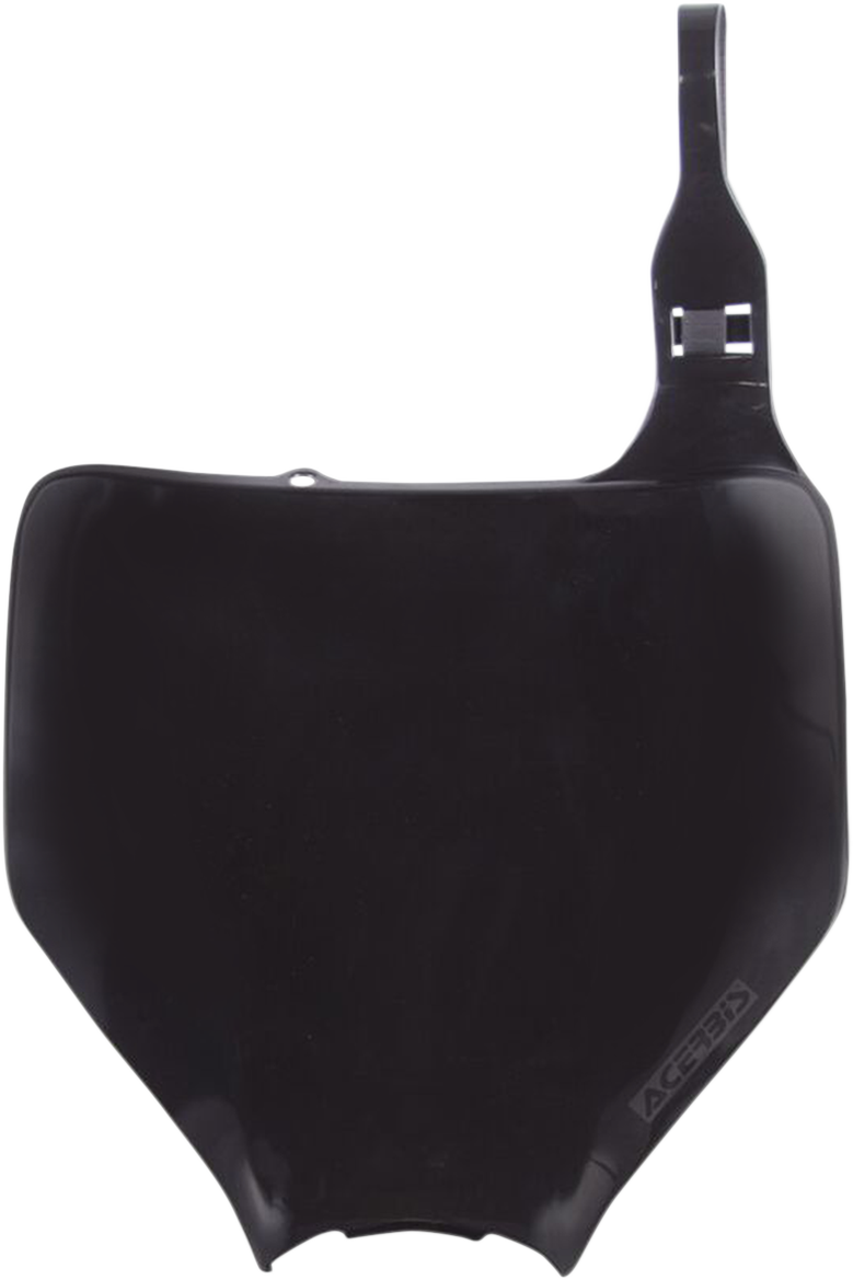 Front Number Plate -Black - KX