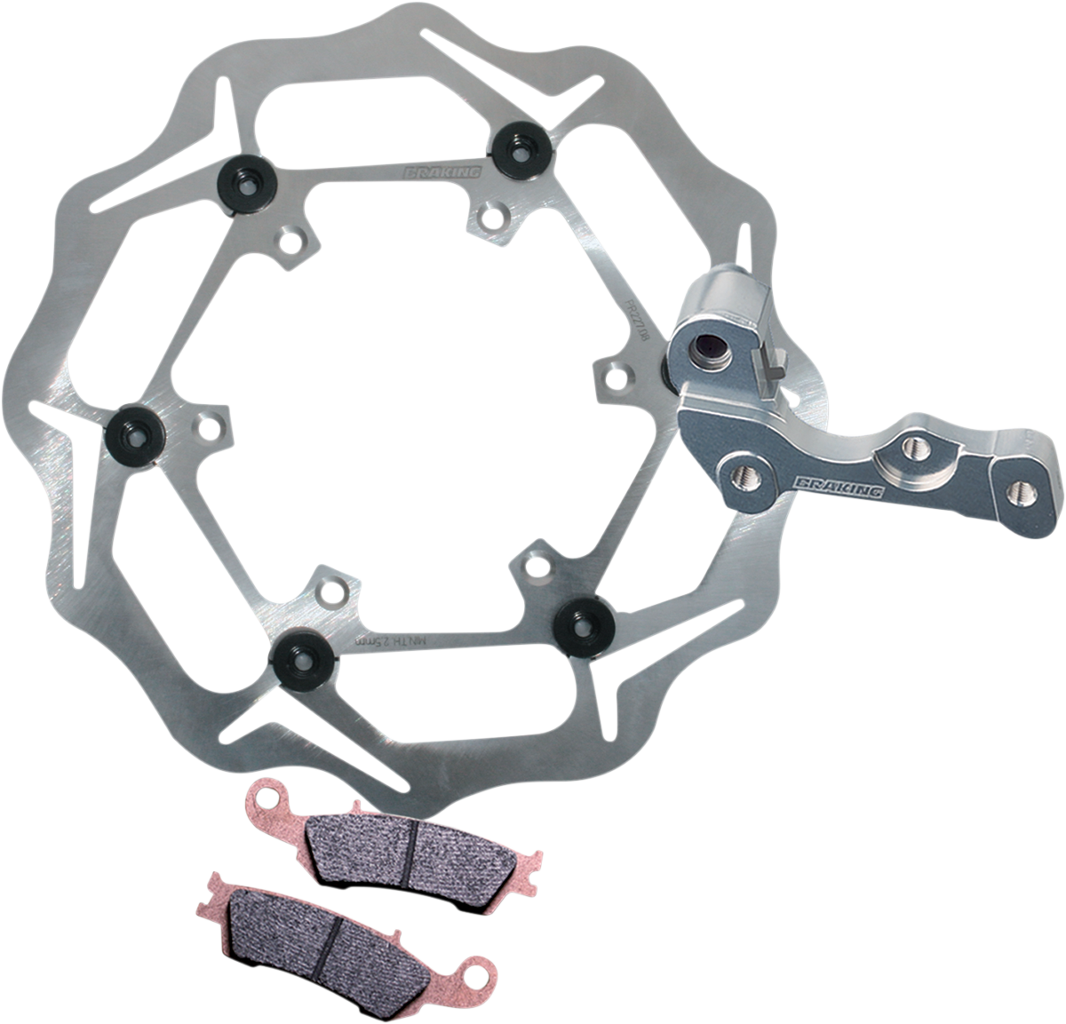 Open Pin Design Oversized Front Rotor Kit