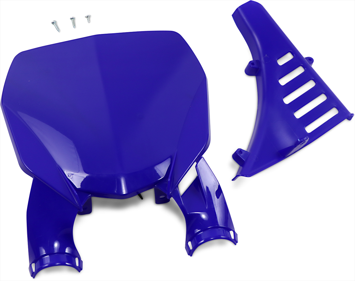 Stadium Plate Number - Blue - Yamaha