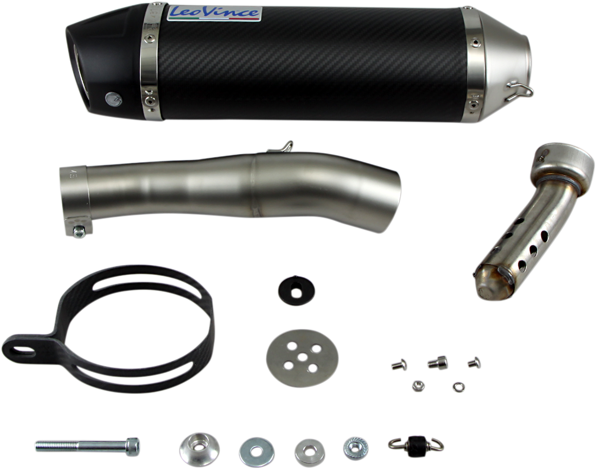 CBR500R Carbon Fiber LV One Muffler