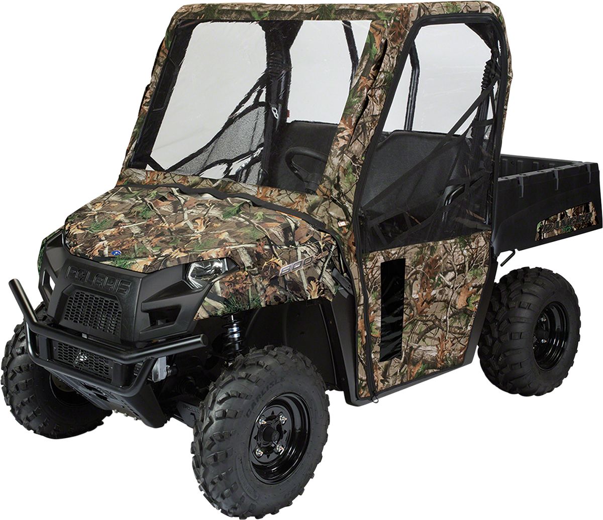 Cab Enclosure - Half Door - Camo - Rhino